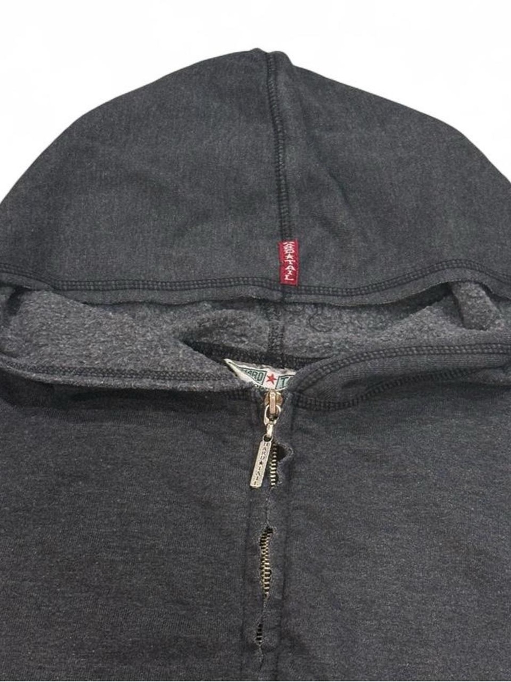 Y2K vintage Hard Tail raw edge hoodie